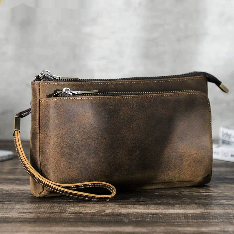 Handmade Large Capacity Portable Zippered Multifunctional Storage Bag