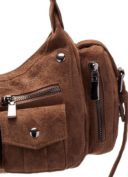 Simple Retro Versatile Suede Women's Handbag Shoulder Bag