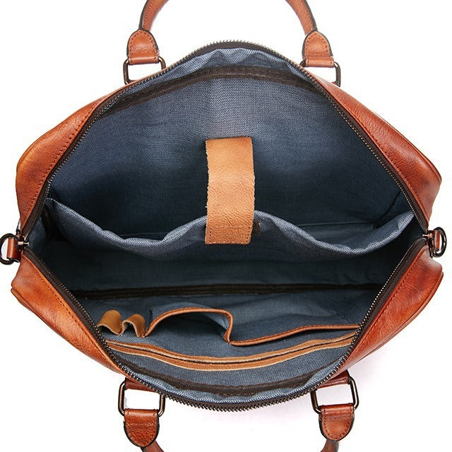 Skeleton-skin Genuine Leather High-grade Briefcase