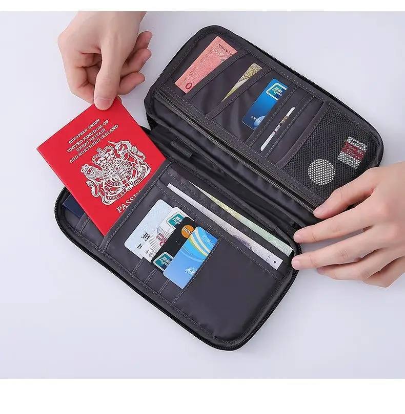 Multifunctional Travel Passport Storage Bag Portable