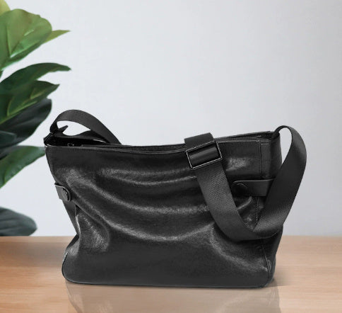 Men's Crossbody Bag Genuine Leather Backpack Cowhide Single Shoulder