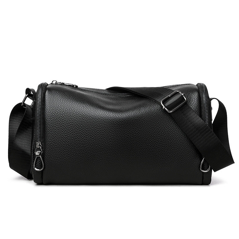 Genuine Leather Crossbody Cowhide Shoulder Large-capacity Multifunctional Bag