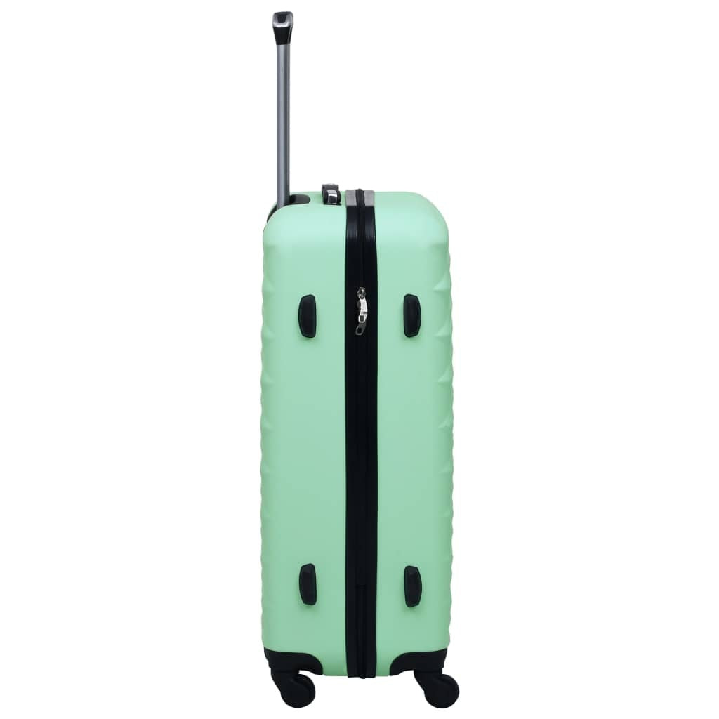 Hard Shell Trolley Set, 2 Pieces, Mint Green, ABS