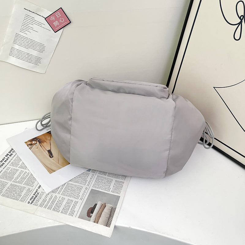 Nylon Fabric Mommy Bag, Large Capacity, Portable, Single Shoulder Tote Bag For Travel