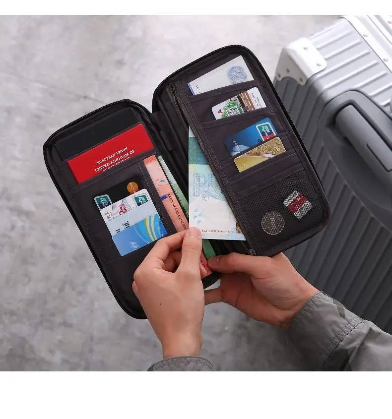 Multifunctional Travel Passport Storage Bag Portable