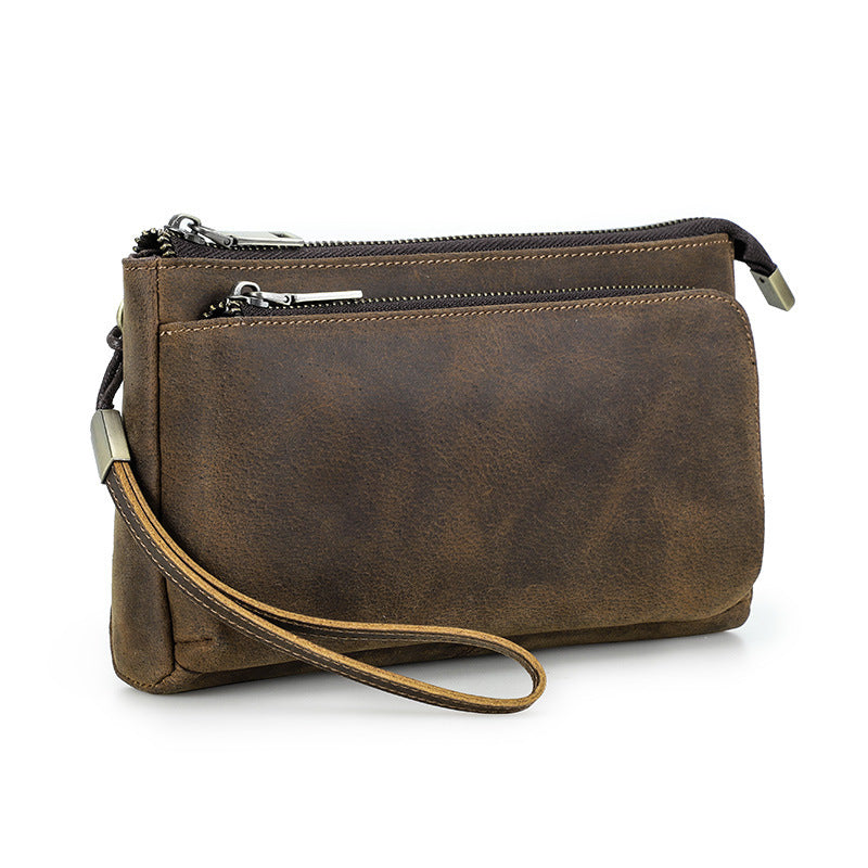 Handmade Large Capacity Portable Zippered Multifunctional Storage Bag