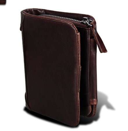 Retro Leather Wallet For Man Multiple Card Slots