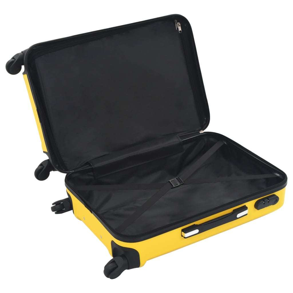 Hard Shell Trolley Set, 3 pcs., ABS