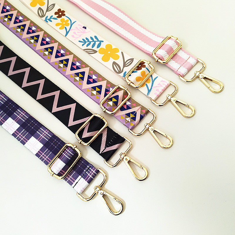 Purse Chain Colorful Wide Shoulder Straps Accessories