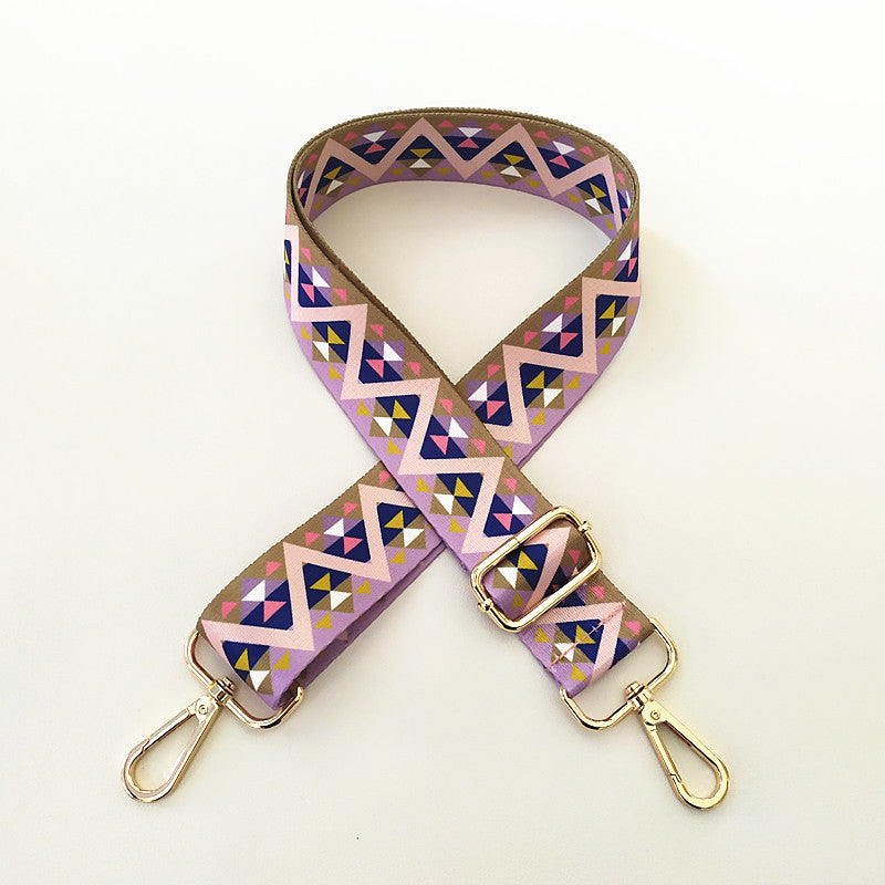 Purse Chain Colorful Wide Shoulder Straps Accessories