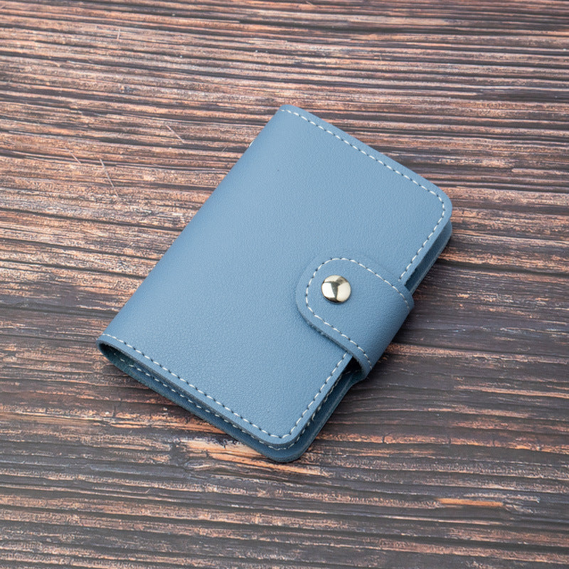 Men And Women Light-weight Thin Simple Leather Document Package