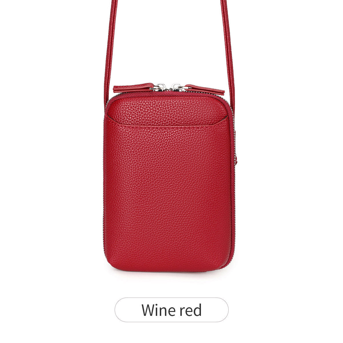 Simple Women's Crossbody Bag Vertical Versatile Solid Color Bag