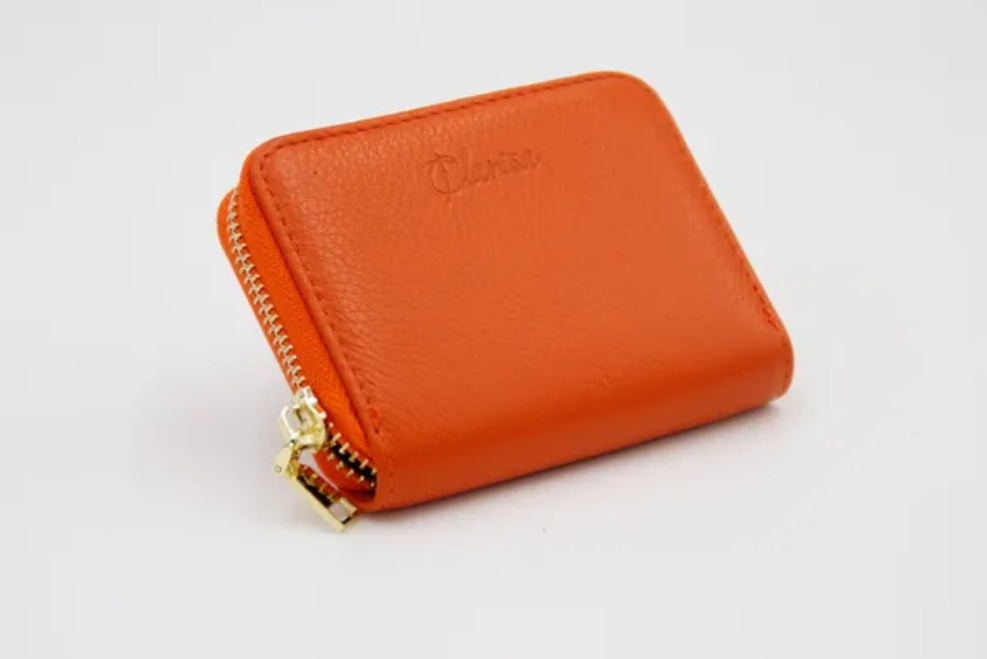 Secure My Clarisa - Leather Card Holder Wallet