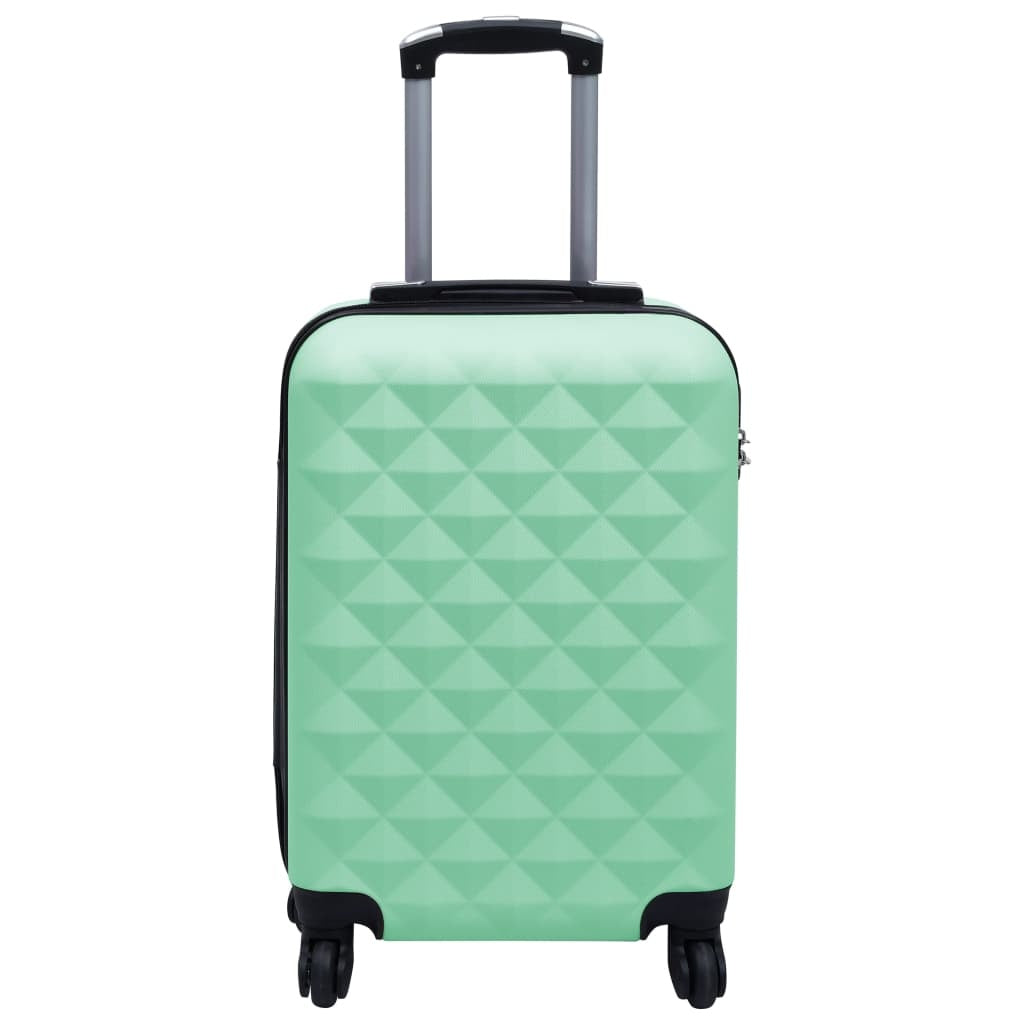 Hard Shell Trolley Set, 2 Pieces, Mint Green, ABS