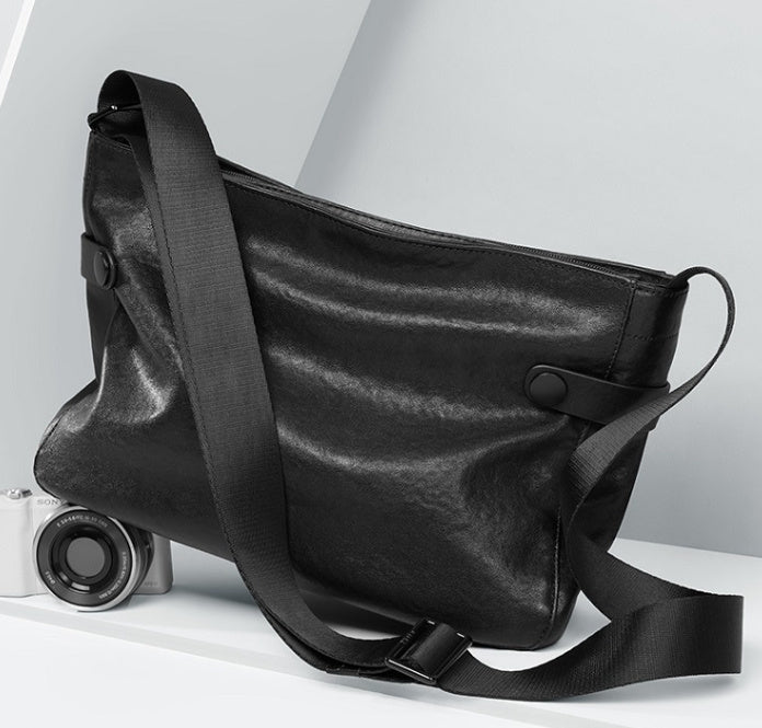 Men's Crossbody Bag Genuine Leather Backpack Cowhide Single Shoulder