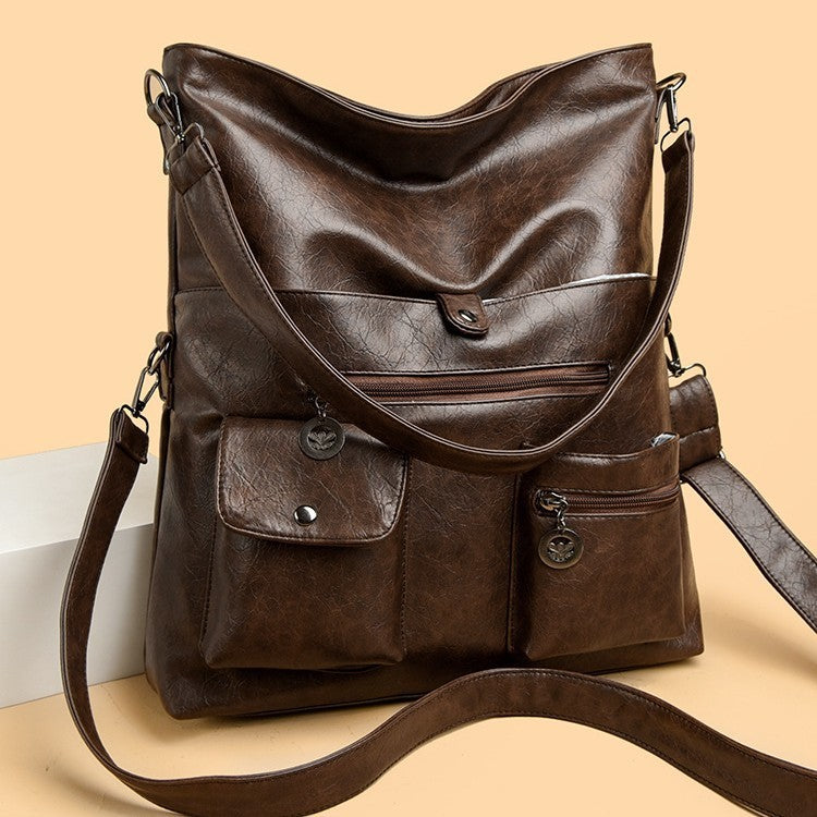 Vintage Bag Women's Fashion Large Capacity Handbag