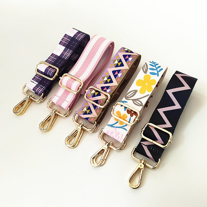 Purse Chain Colorful Wide Shoulder Straps Accessories