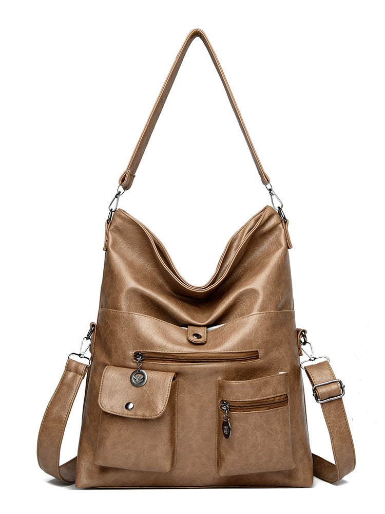 Vintage Bag Women's Fashion Large Capacity Handbag