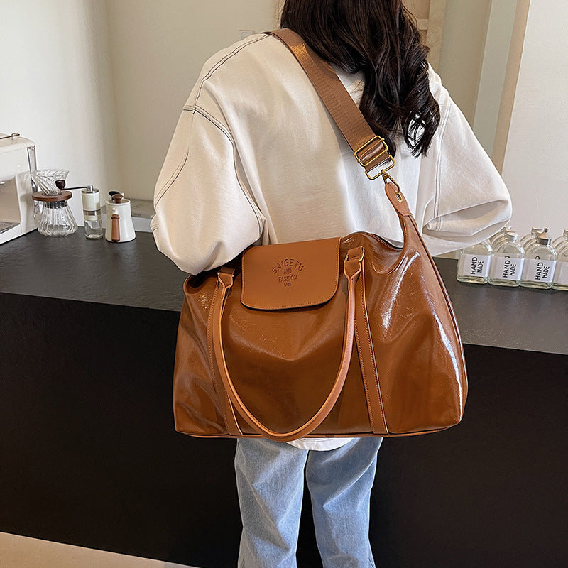 Sports Shoulder Bag Dry Wet Separation Gym Bag Simple Hand-held Luggage Bag