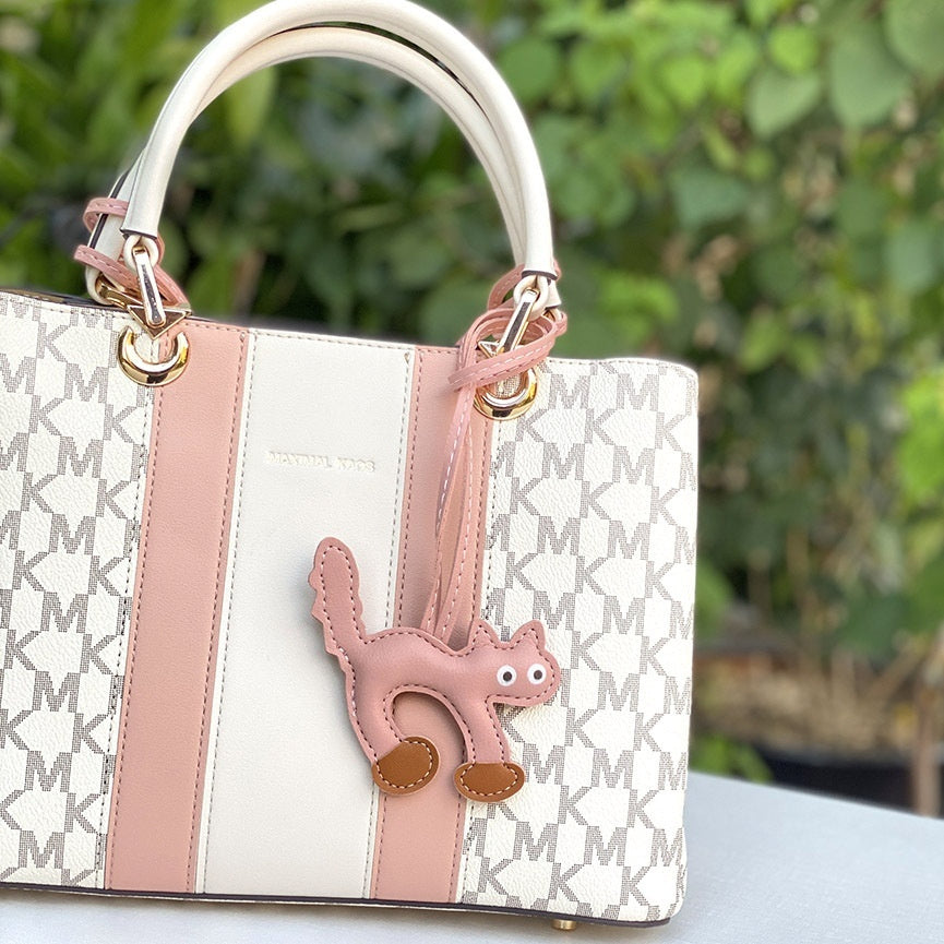 Mini CAT Leather Bag Pendant